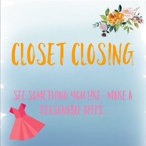 🚨CLOSET CLOSING🚨 MAKE OFFERS!!!!